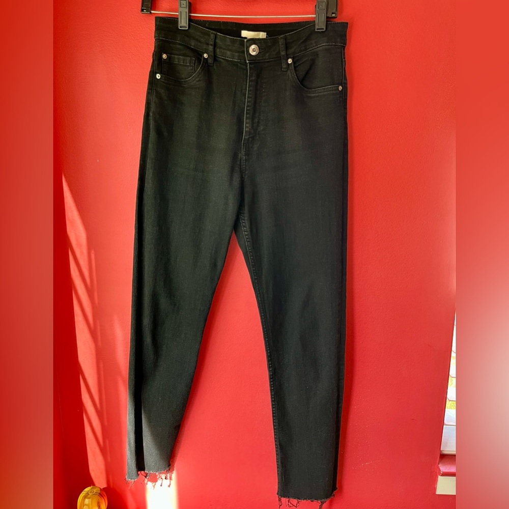 H&M Black Straight Leg Jeans